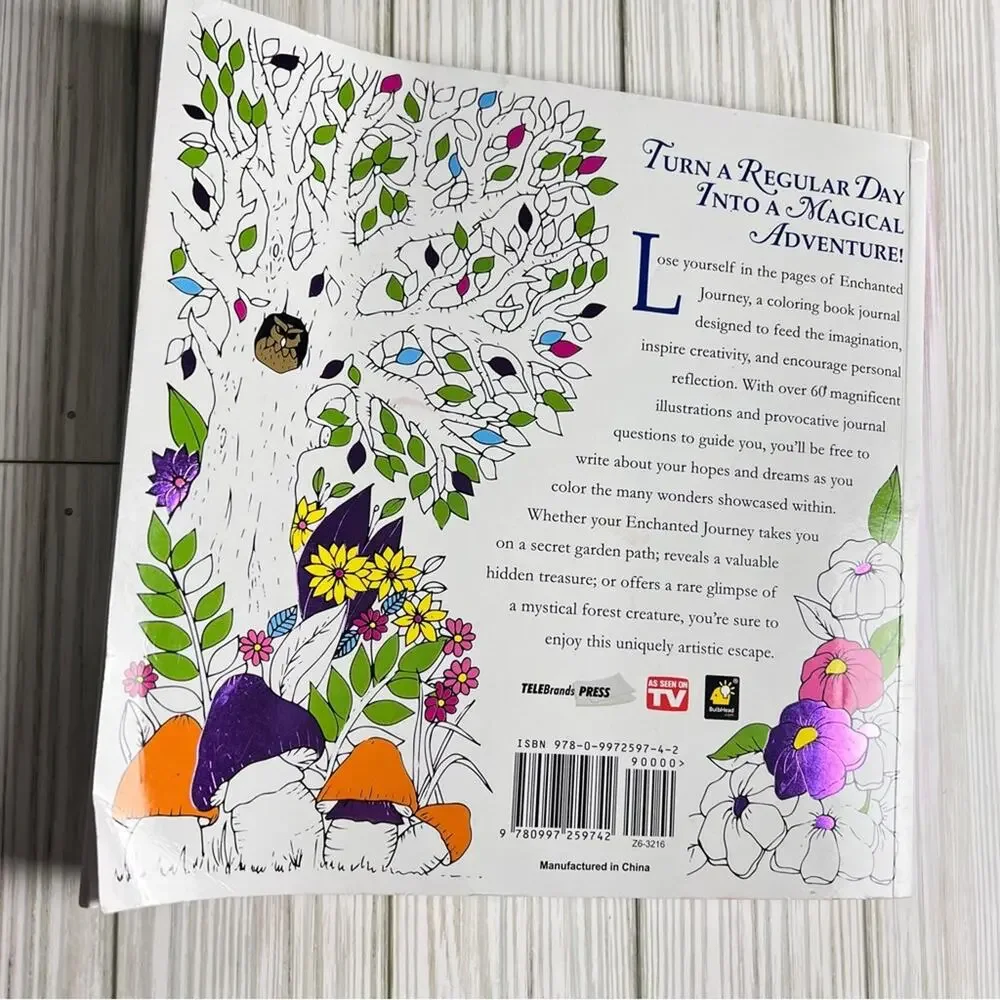 Colorama The Enchanted Journey, A Special Coloring Journal, Write and Color
